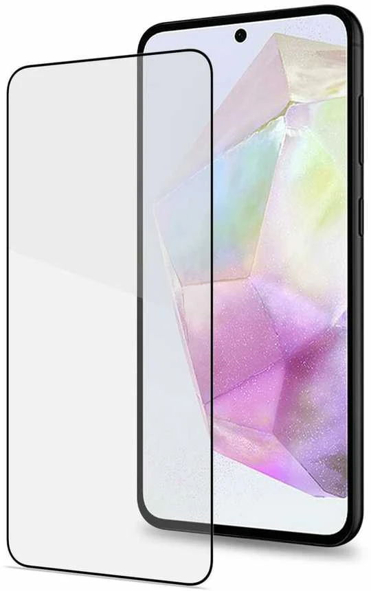 Celly Cromo minkštas guminis dėklas Galaxy A36 5G, juodas