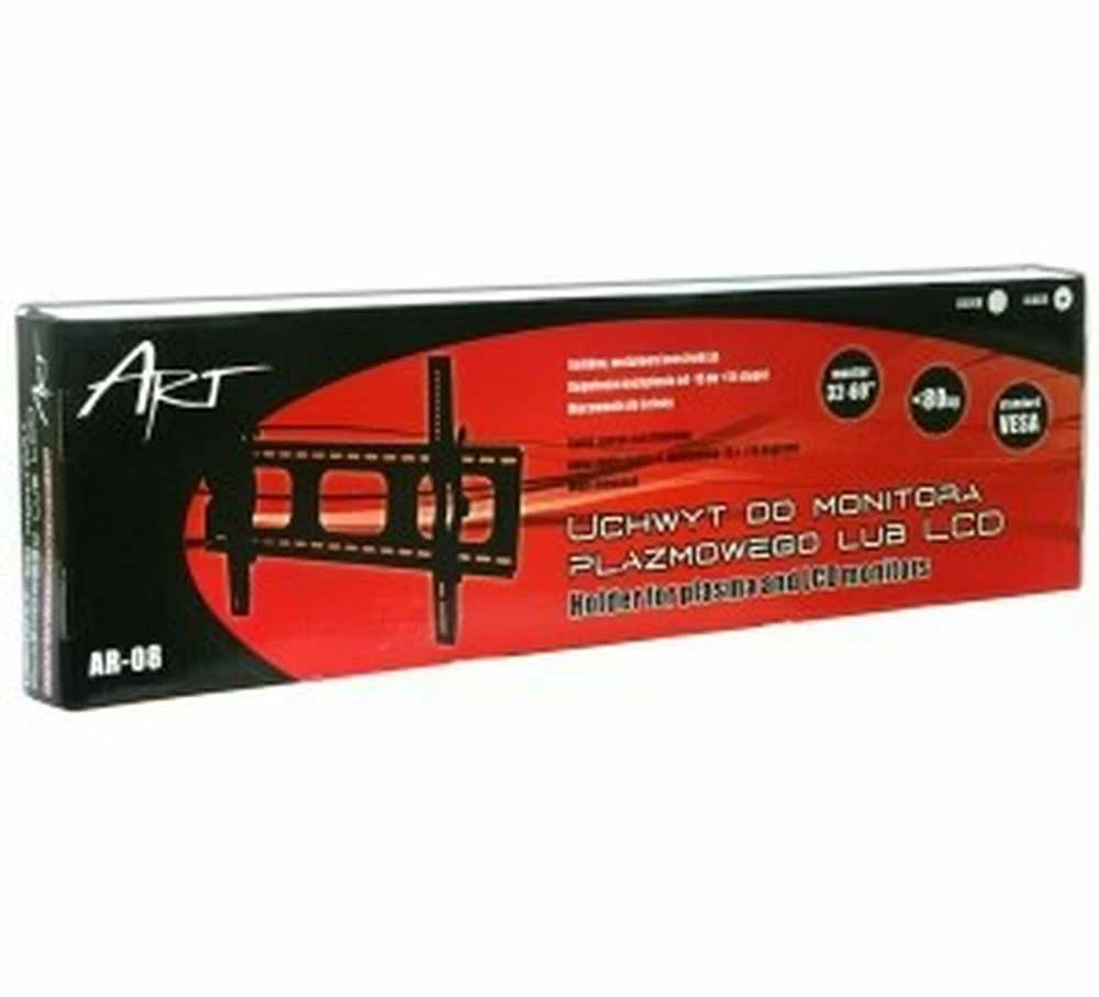 ART RAMT AR-08 LCD laikiklis AR-08 LCD Juodas vertikalus reguliavimas 32-100 100kg