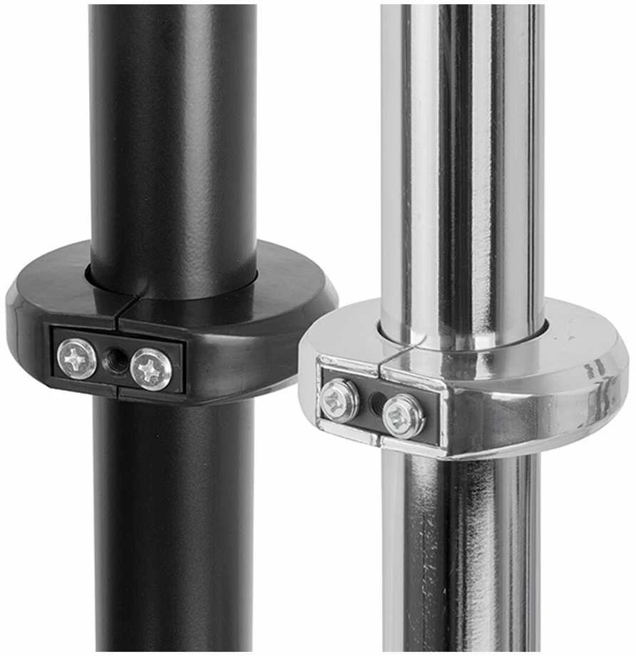 Laikiklis B-TECH System 2 BT7841 - Tvirtinimo komponentas (apykaklės spaustukas) - juodas - stulpas