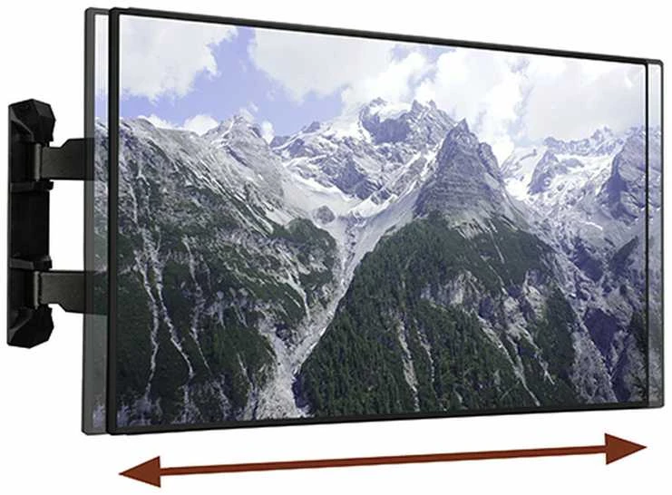 B Tech Šarnyrinis, pasukamas, dvigubai pakreipiamas ir pasukamas laikiklis (VESA 600 x 400) BT8226/B