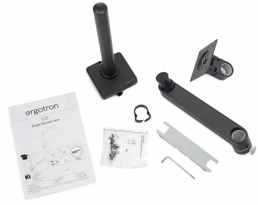 Laikiklis Ergotron NX MONITORIUS DESK MOUNT Juodas/UP TO 34IN MONITORIUS 5 YEARWARRANY