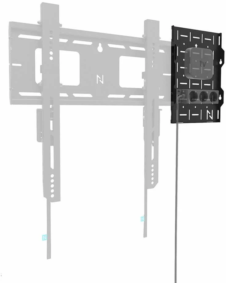Laikiklis „NEOMOUNTS LEVEL-750“ AV ĮRENGINIŲ LAIKYMO STOVYKLA (SKIRTA „LEVEL-750“ SIENINIAMS LAIKIKLIAMS, GREITAS MONTAVIMAS)