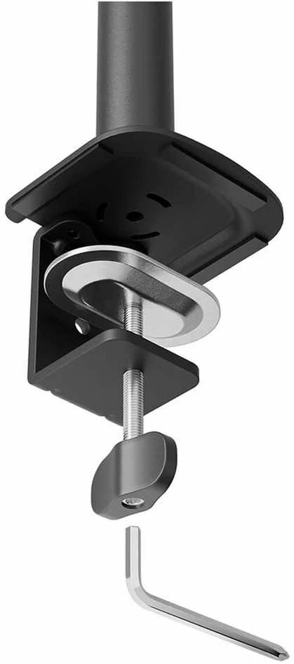 NEOMOUNTS NERO TRIPAČIO PLOKŠČIO EKRANO STALO MONTAVIMAS (TELEFONO LAIKIKLIS + QUICK-FIX spaustukas / GROMMET)