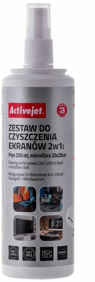 Ekrano Valiklis - Activejet 2in1 250 ml/20x20 cm
