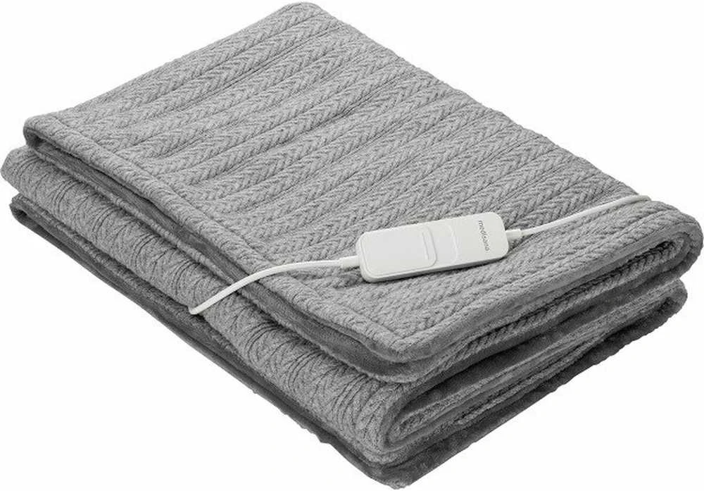 Medisana | Knitted Heating blanket | HB 680 | Number of heating levels 3 | Washable | Elektrinė šildyklė | Pilkas