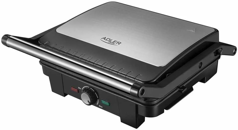 Sumuštinių keptuvas Adler | Electric Grilis XL | AD 3051 | Table | 2800 W | Juodas/Nerūdijantis plienas
