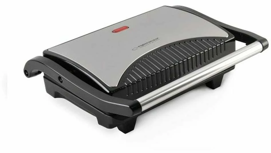 Grilis electric tabletop Esperanza Taleggio EKG006 (contact, 750W, inox color)