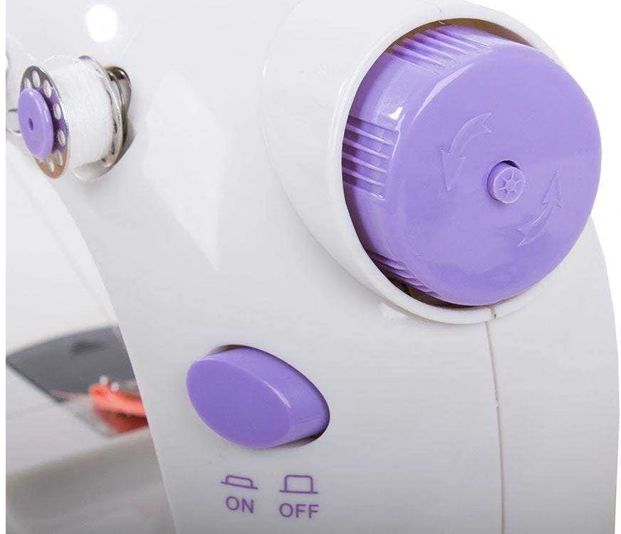 Elektrinė mini siuvimo mašina su 2 greičių lygiais