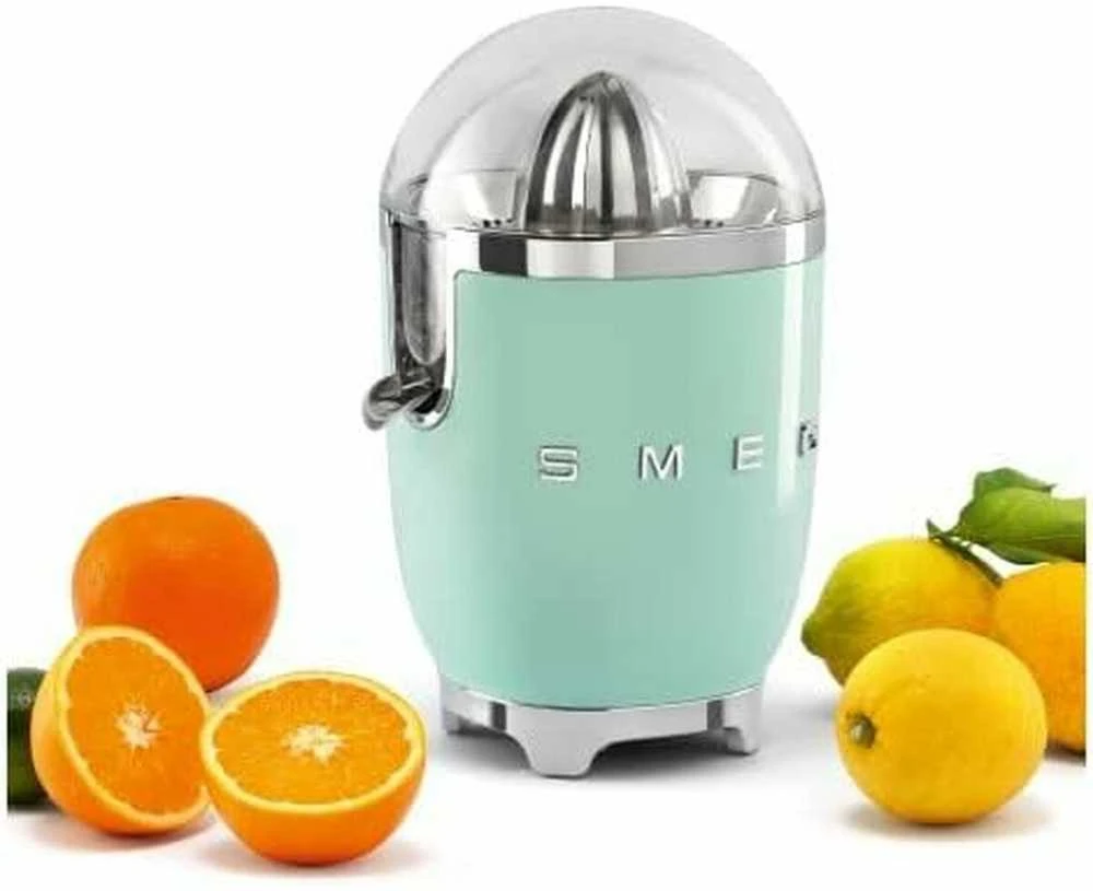 Smeg Citrusinių vaisių sulčiaspaudė CJF11PGEU, blizgi pastelinė žalia spalva