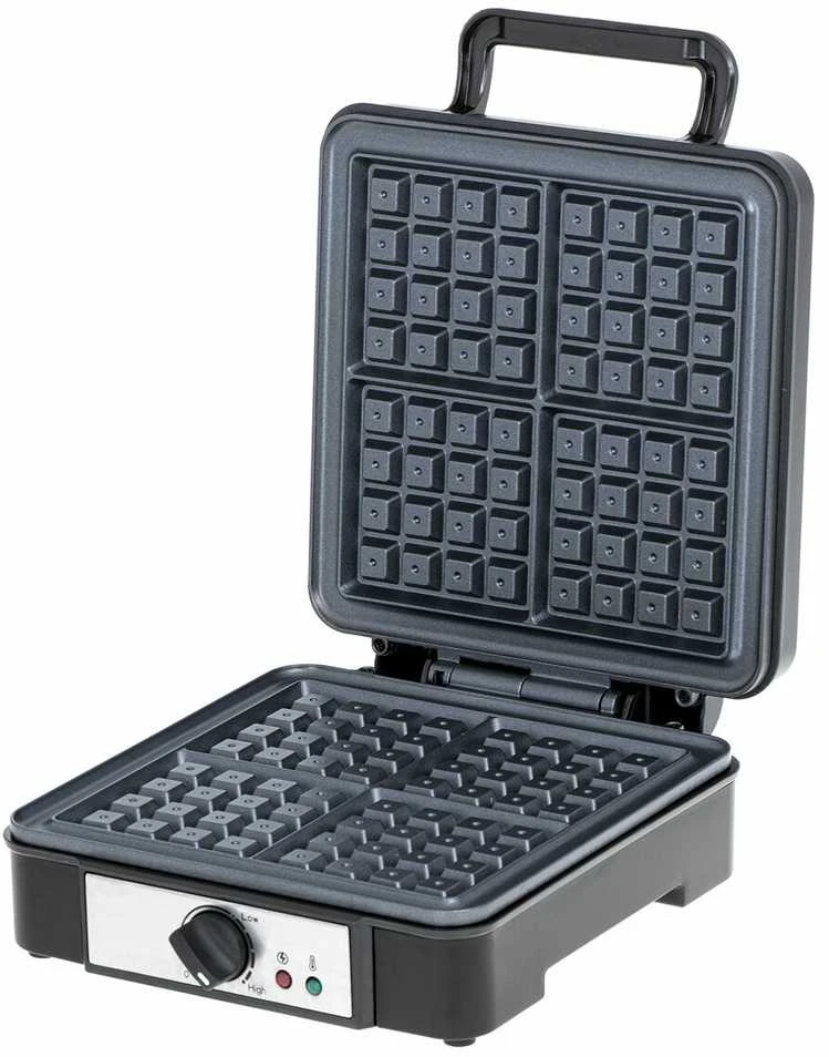 Adler | Vaflinė | AD 3049 | 1200 W | Number of pastry 4 | Belgium | Juodas