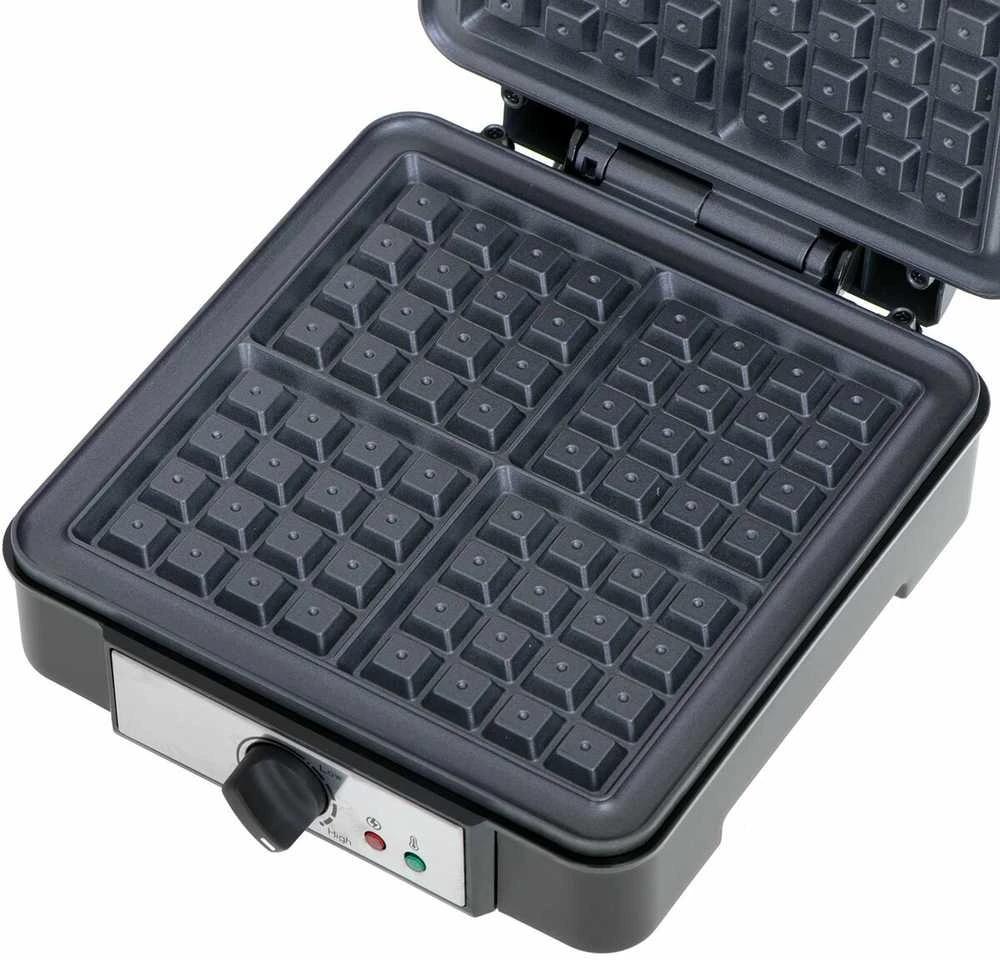 Adler | Vaflinė | AD 3049 | 1200 W | Number of pastry 4 | Belgium | Juodas