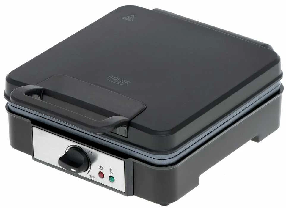 Adler | Vaflinė | AD 3049 | 1200 W | Number of pastry 4 | Belgium | Juodas