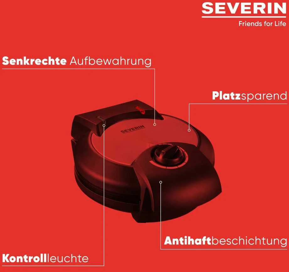 Vaflinė Severin WA 2103, 1300 W