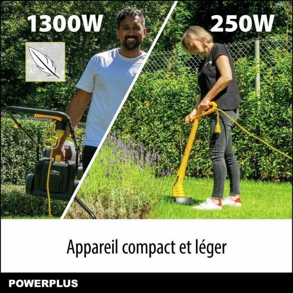Powerplus POWXG62205T sodo įrankių rinkinys, 1300W, 320mm, 250W, 30L, 25-65mm, 3 pad., 87-92,5cm, 250m²