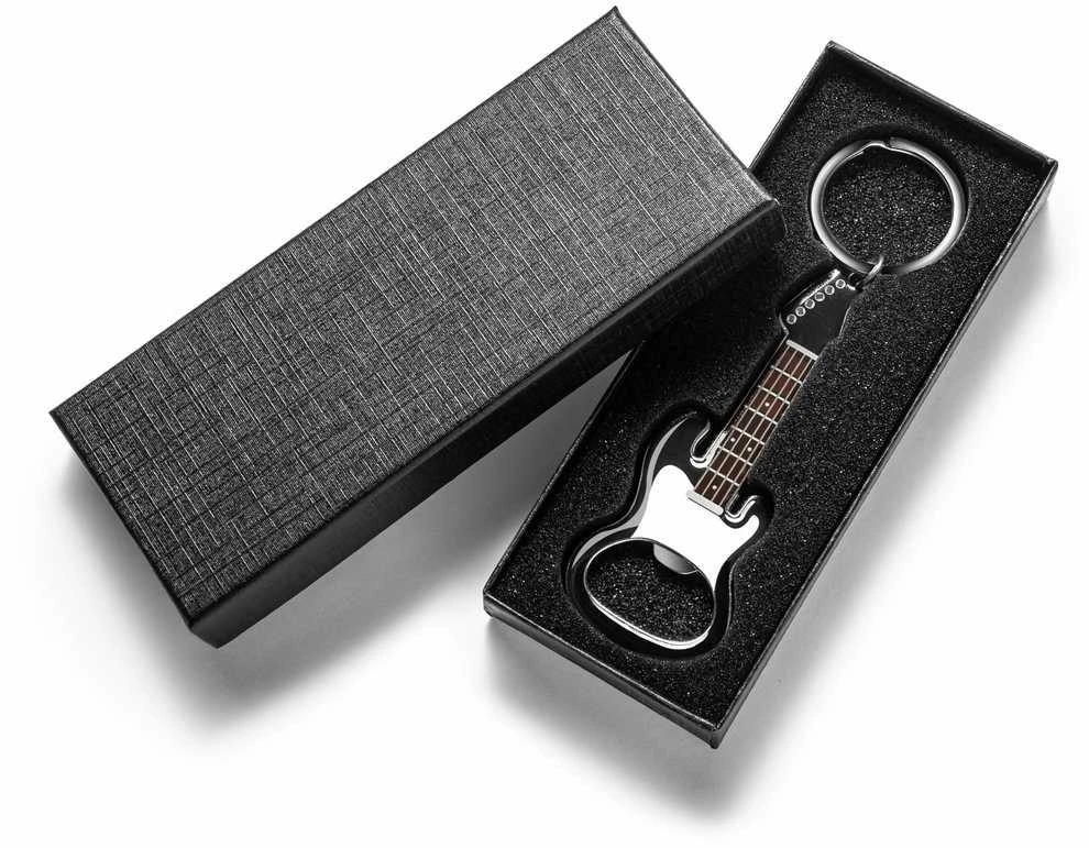 Elektrinės gitaros apsauginis dangtelis su magnetu - JUODA