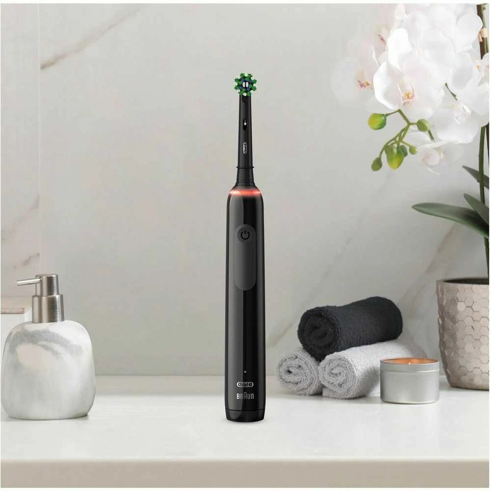 Braun Oral-B Pro 3 3000 Cross Action Elektrinis dantų šepetėlis, juodas