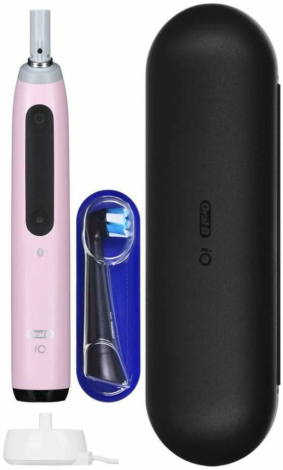 Dantų šepetėlis Oral-B iO 5 rožinė + etui