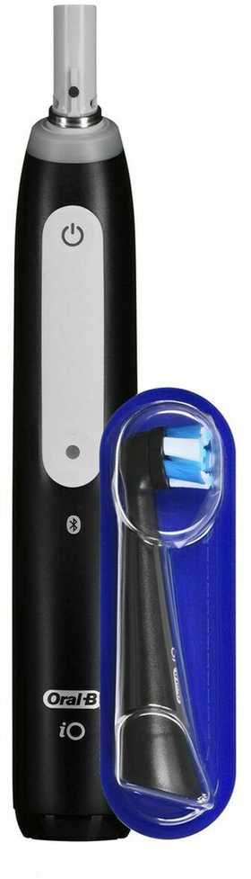 Elektrinis dantų šepetėlis Oral-B iO Series 4, juodos spalvos
