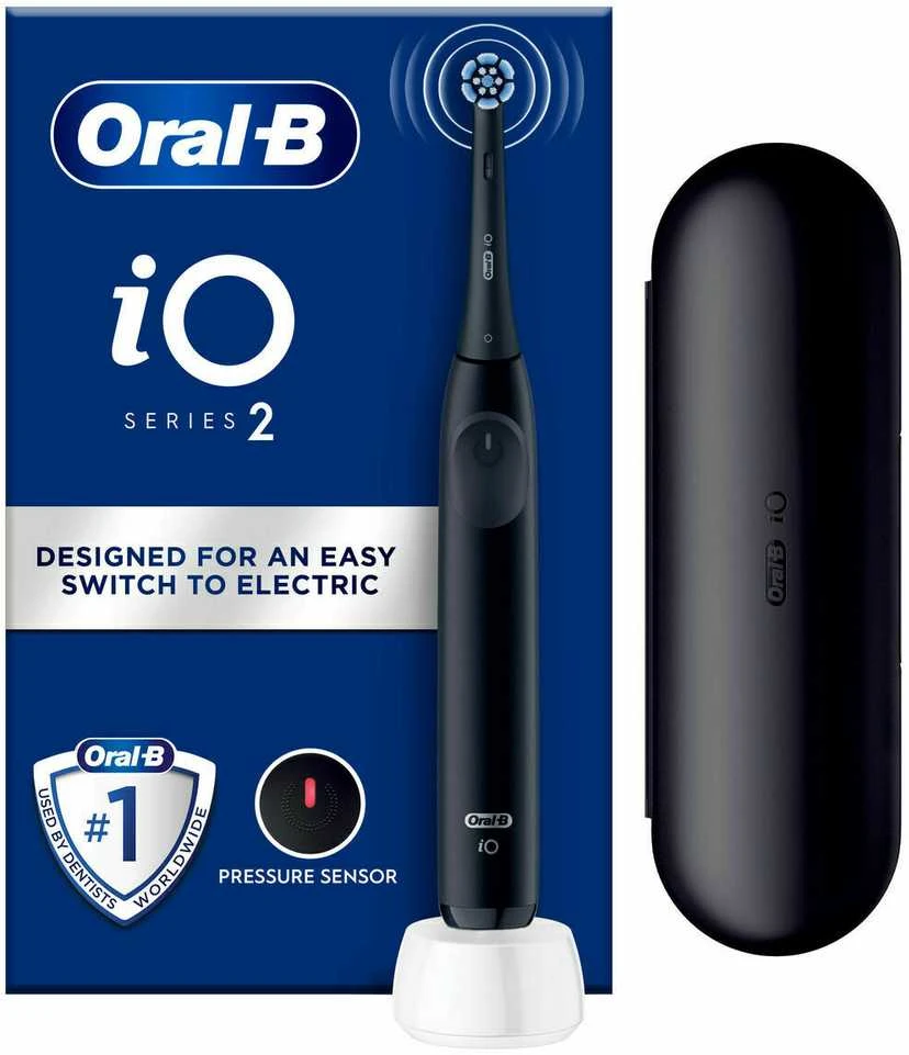 Oral-B iO2 sähköhammasharja + matkakotelo, musta