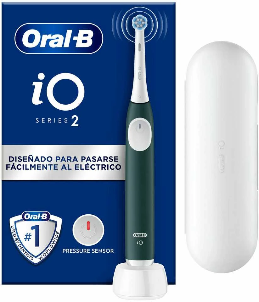 Dantų šepetėlis Oral-B iO2 sähköhammasharja + matkakotelo, vihreä