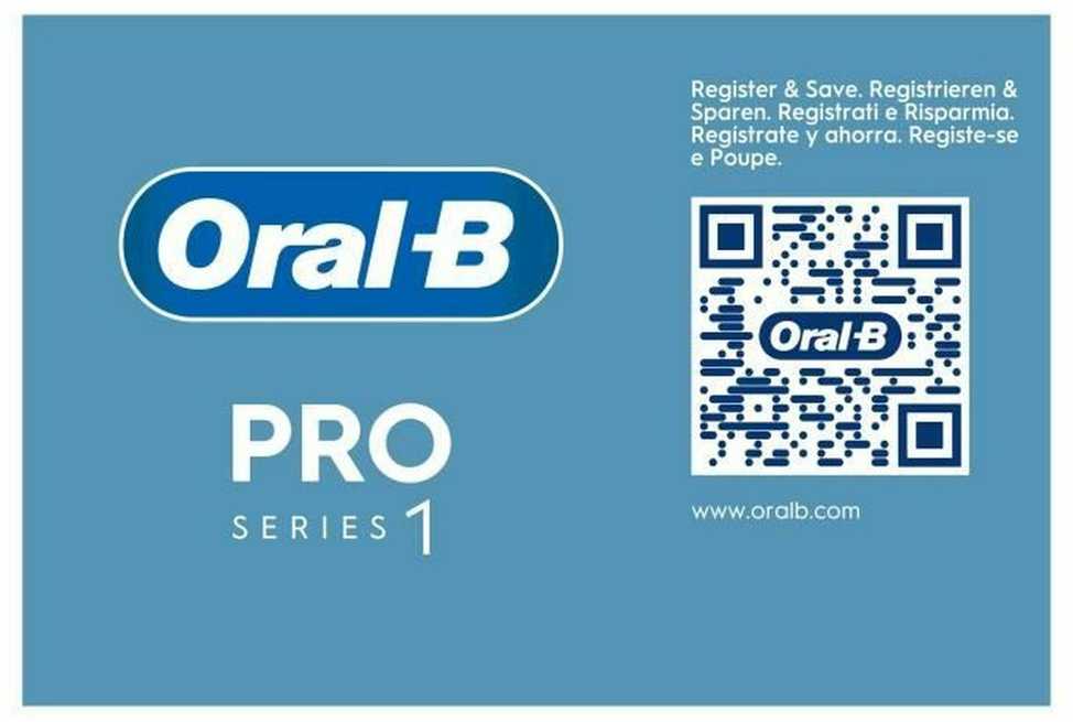 Elektrinis dantų šepetėlis Oral-B Pro 1 - Jautrus Clean