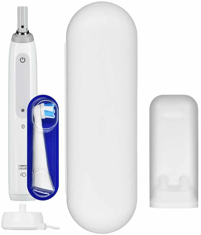 Braun Oral-B iO4 elektrinis dantų šepetėlis baltas Quite Baltas