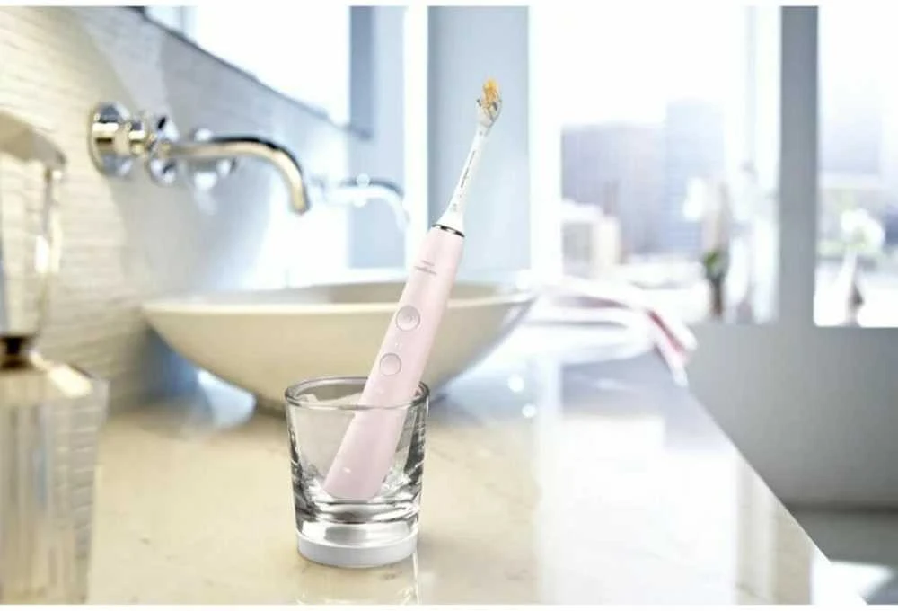 Elektrinis dantų šepetėlis Philips Sonicare DiamondClean 9000 HX9911/21, Rožinis