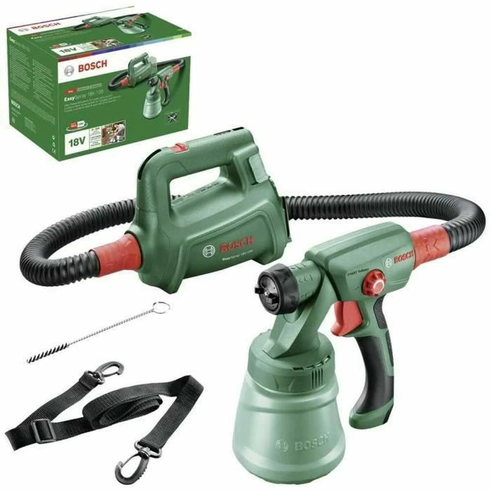 Bosch Akumuliatorinis dažų pulverizatorius EasySpray 18V-100 be akumuliatoriaus ir kroviklio