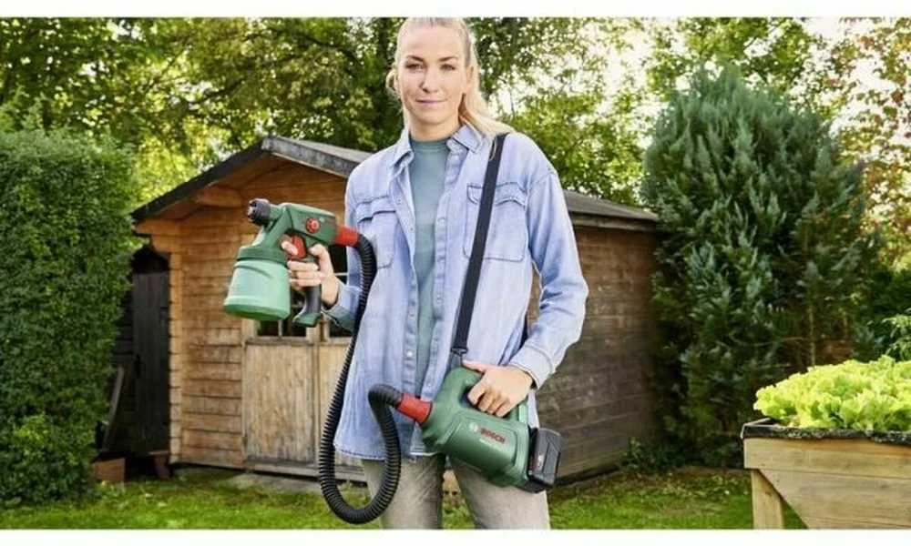 Bosch Akumuliatorinis dažų pulverizatorius EasySpray 18V-100 be akumuliatoriaus ir kroviklio