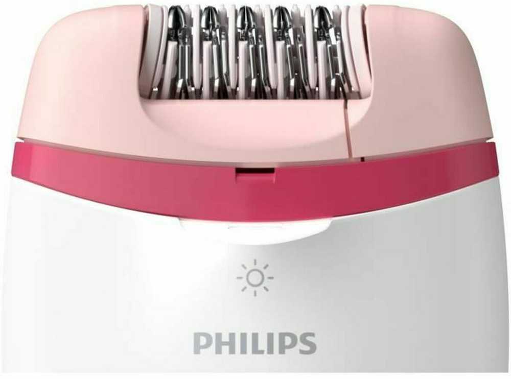 Philips Satinelle Essential Kompaktiškas laidinis epiliatorius BRE255/00