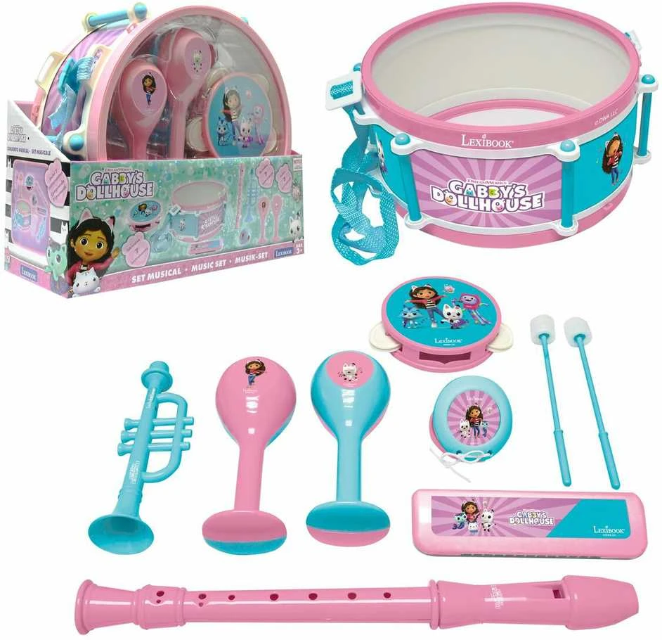 Lexibook Usorteret Gabby Gabby's Dollhouse muzikinis rinkinys 7 vnt