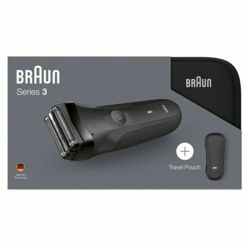 Barzdaskutė BRAUN 300s juoda Skutimosi mašinėlė