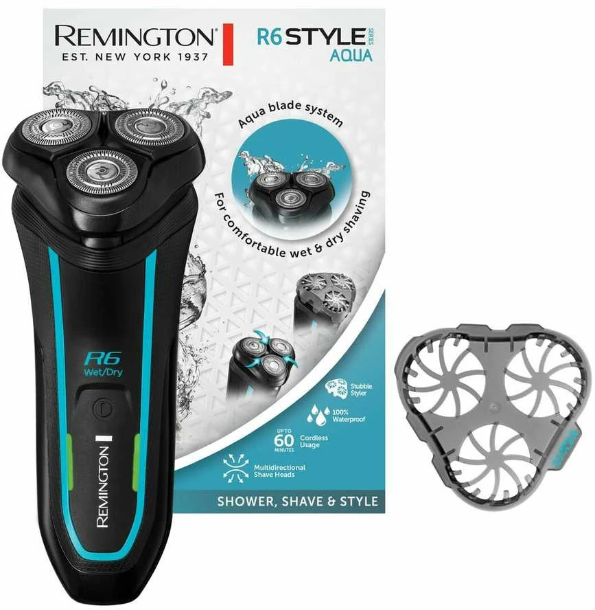 Barzdaskutė Remington R6000 Rotation shaver Trimmer Juodas