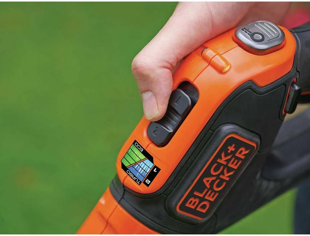 Black & Decker Juodas & Decker Akumuliatorinė žoliapjovė STC1820ESTC1820EPC 18 V 2 Ah 28 cm, Juodas & Decker