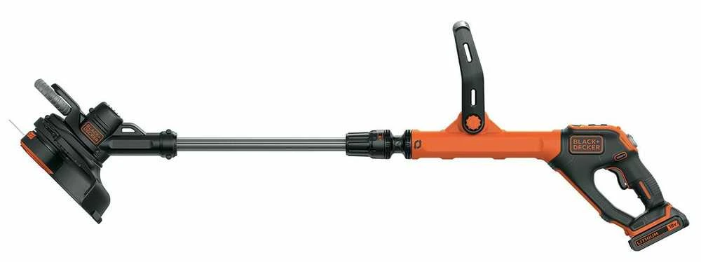 Black & Decker Juodas & Decker Akumuliatorinė žoliapjovė STC1820ESTC1820EPC 18 V 2 Ah 28 cm, Juodas & Decker