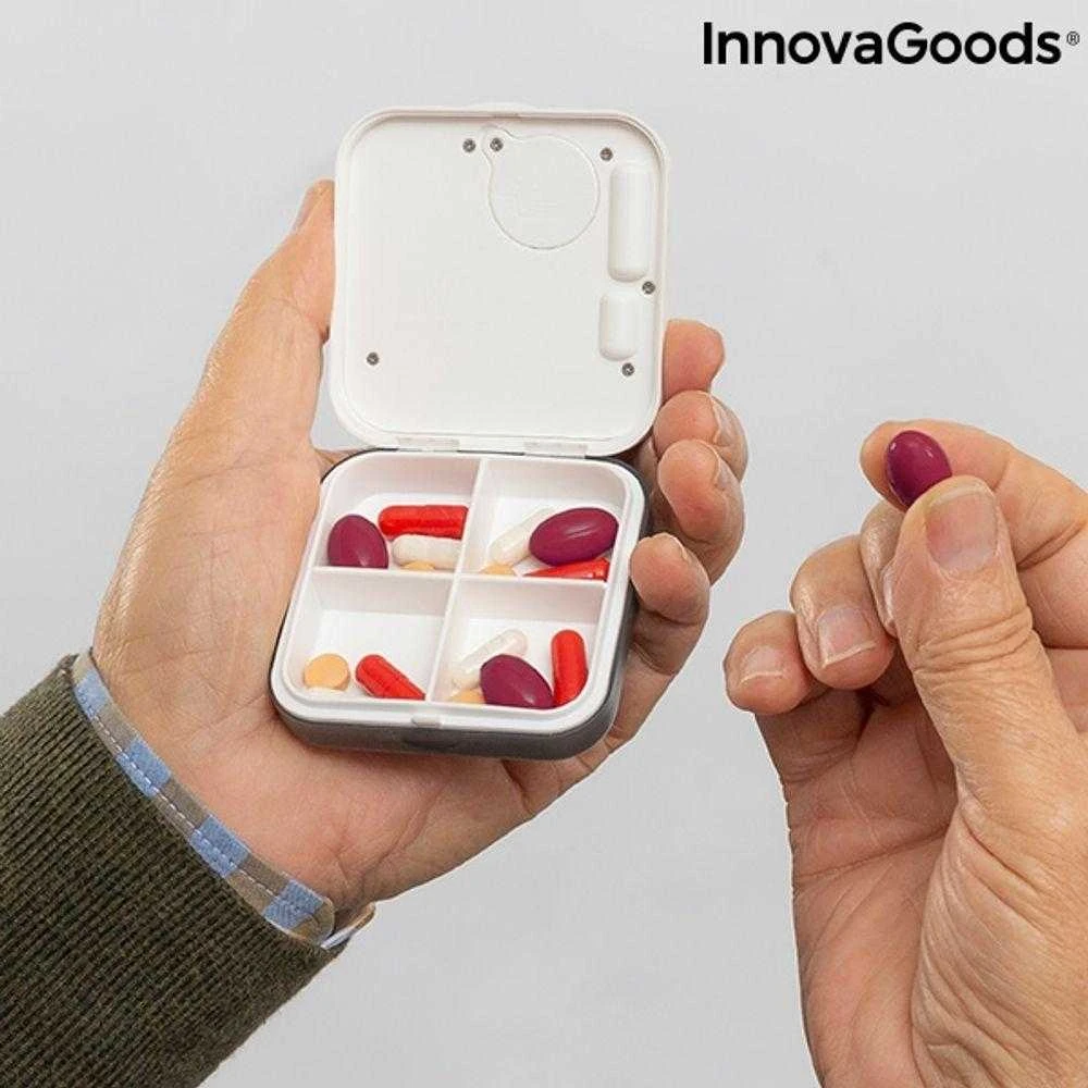 InnovaGoods Inteligentne elektroniczne pudełko na tabletki Alarm Laikrodis InnovaGoods