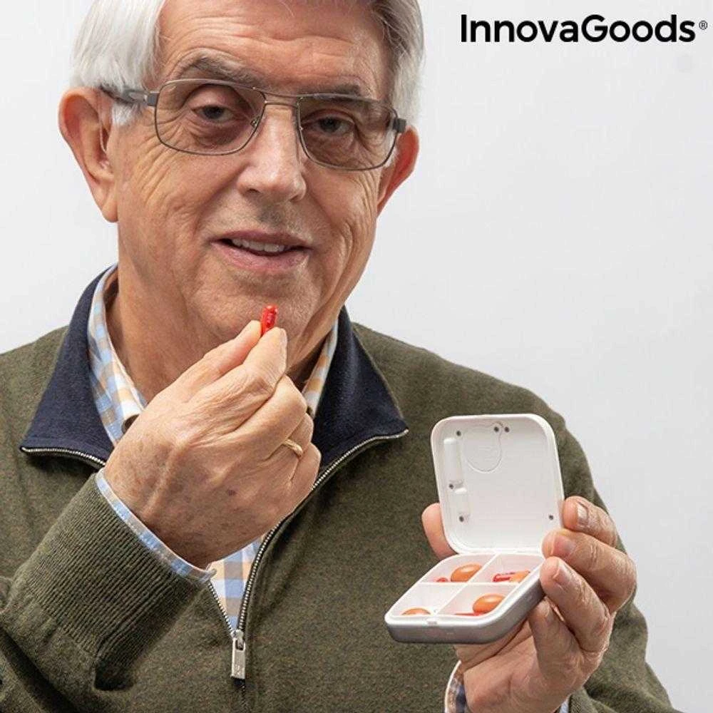 InnovaGoods Inteligentne elektroniczne pudełko na tabletki Alarm Laikrodis InnovaGoods