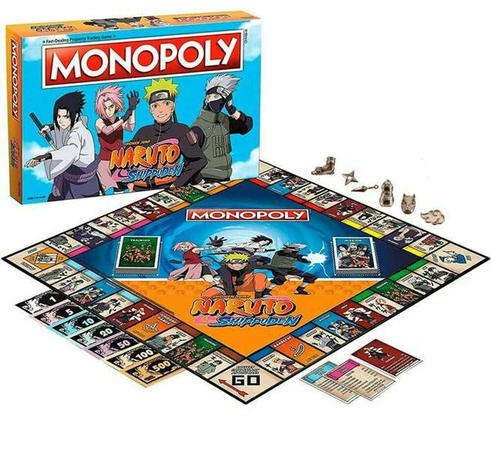 Eleven Force Spanish Naruto Shippuden monopoly game
