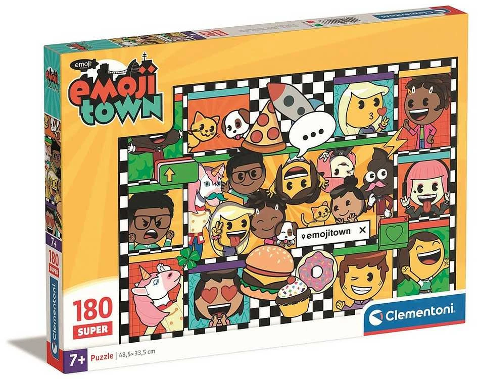 Clementoni Dėlionė 180 vnt. - Emoji Town