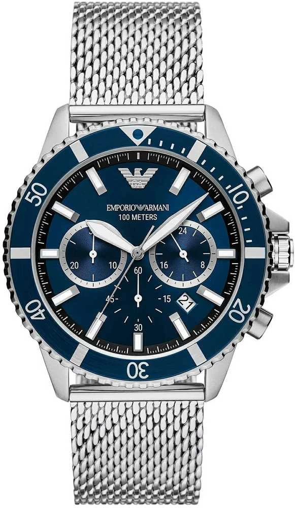 Vyriškas laikrodis EMPORIO ARMANI AR11587 DIVER (zi113a) + BOX
