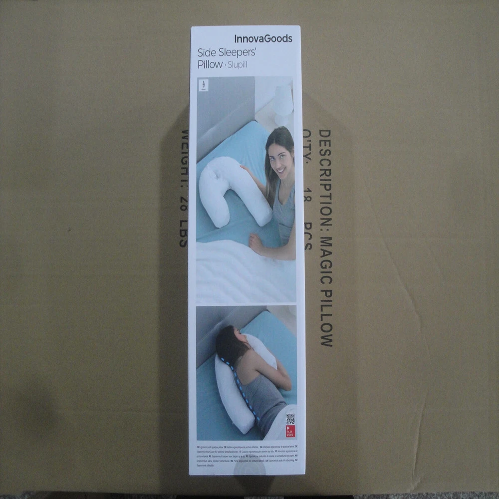 Ergonominė U formos šoninė pagalvė Slupill InnovaGoods