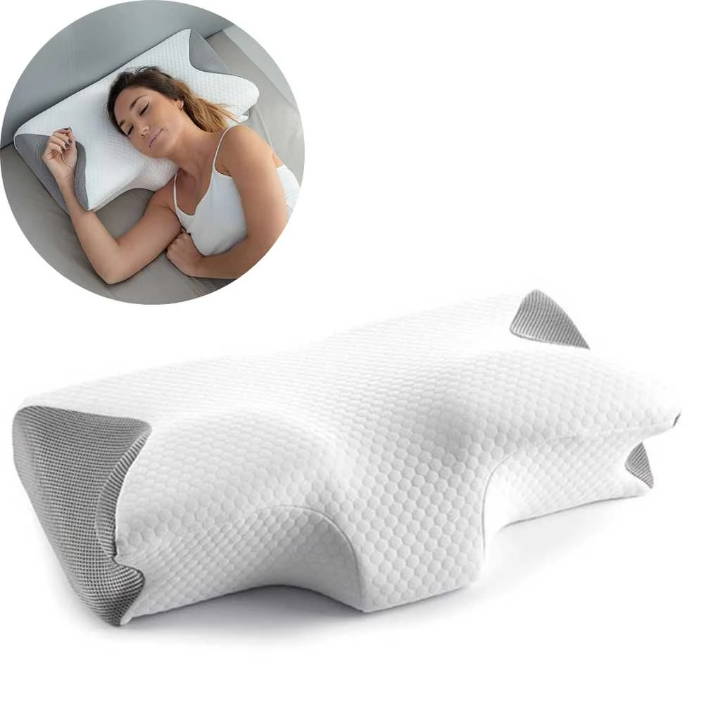 Viskoelastinė kaklo pagalvė su ergonomiškais kontūrais Conforti InnovaGoods