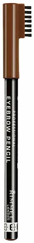 Rimmel London Professional Eyebrow Pieštukas antakių pieštukas, atspallvis: 004-Juodas Brown