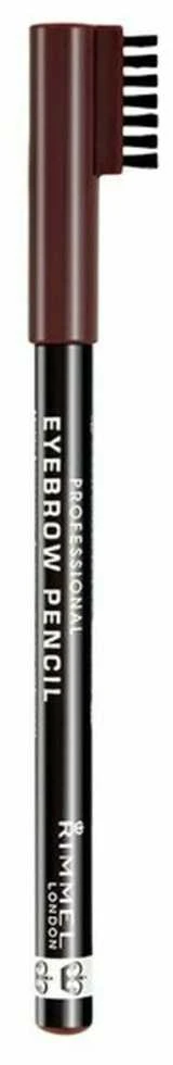 Rimmel London Professional Eyebrow Pieštukas antakių pieštukas, atspallvis: 004-Juodas Brown