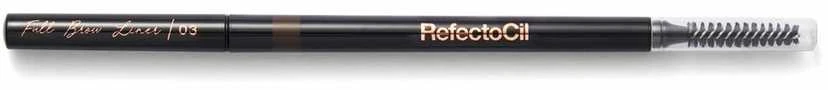 „Refectocil Full Brow Liner“ antakių kontūro pieštukas, 3 vnt., tamsiai rudas, 1 vnt.