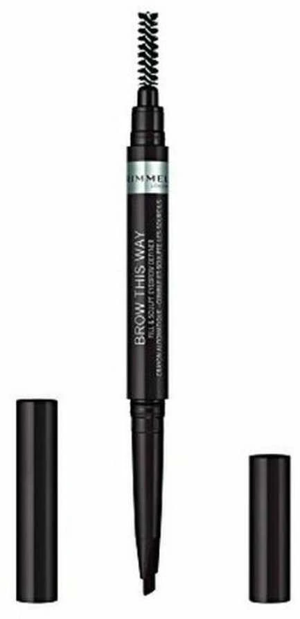 Antakių dažai "Rimmel London Brow This Way Fill And Sculp Eyebrow Definer 001 Skirtas šviesiems plaukams" 0,25 g