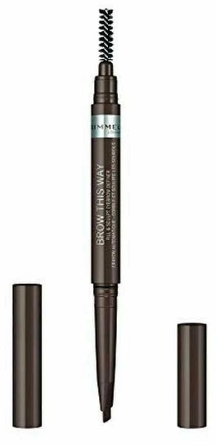 Antakių dažai "Rimmel London Brow This Way Fill And Sculpt Eyebrow Definer 002 Medium 0,25 g"