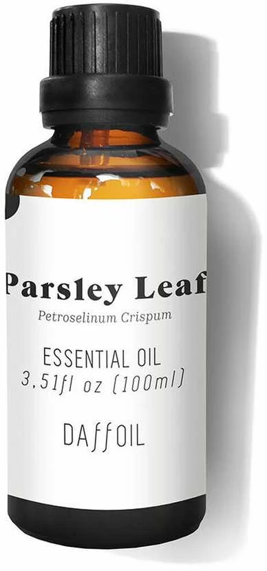 Daffoil petražolių lapų aliejus tamsaus stiklo buteliuke