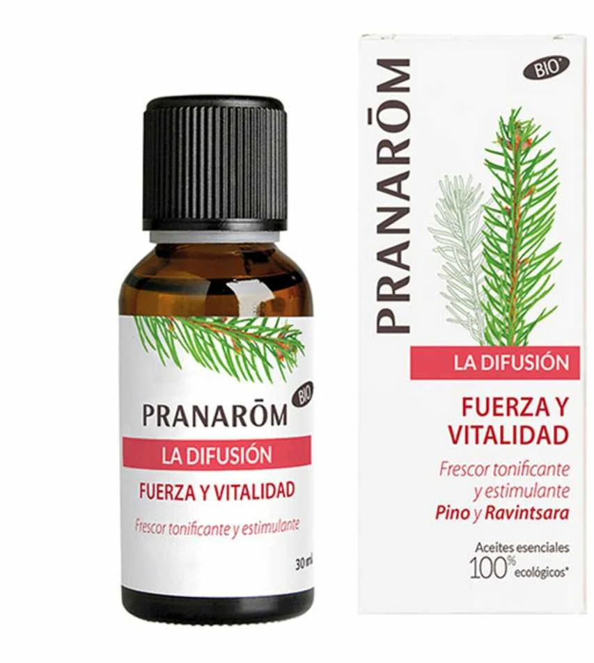 Pranarom Diffusion Strength and Vitality eterinių aliejų mišinys 30ml