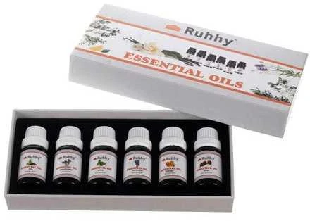 Drėkintuvas Kvapieji aliejai - 6 vnt. rinkinys, 10 ml, Ruhhy 21939